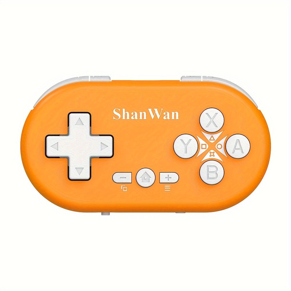 Mini Bluetooth Keychain Gaming Controller in Four Colors with 180mAh Battery and Pocket-Size Oval Body