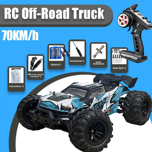 High Speed RC Off-Road Car 70KM/H Brushless Motor 1:14 1:16 Scale with the Listed Color, Size or Set Options for Everyday Use