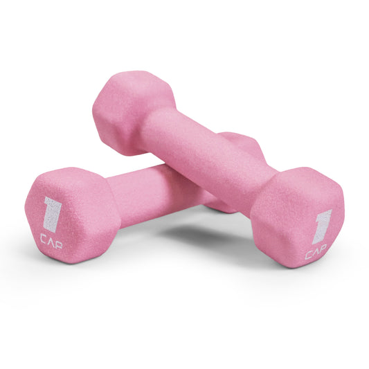 Neoprene Dumbbells Pair with Non-Slip Hex Shape – Color-Coded Hand Weights for Women & Men, Strength Training, Home Gym & Aerobics