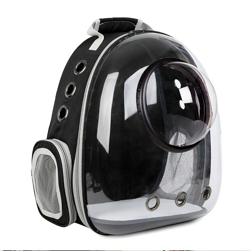 Space Capsule Pet Backpack Carrier for Cats & Small Dogs – Portable Double Shoulder Bag with Bubble Window
