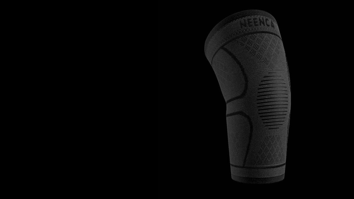 Compression Knee Sleeve 2 Pack for Men Women Breathable Non-Slip Silicone Strip Knee Support High Elasticity Running Exercise High Intensity