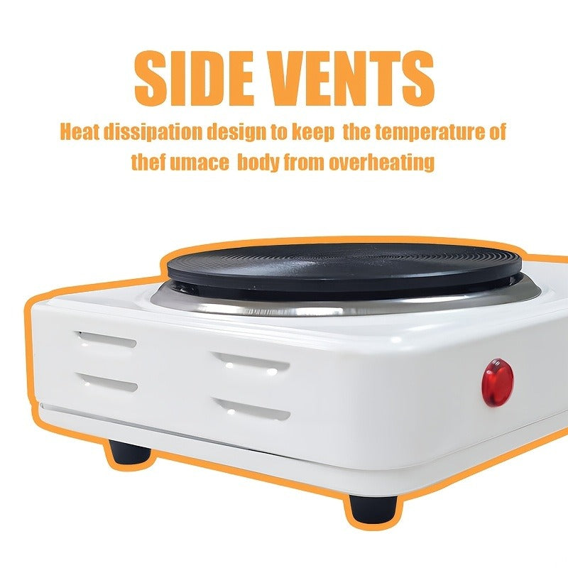 Electric Stove Desktop 5-Speed Temperature Control, Portable Electric Burner for Home & Camping, Compact Quick-Heating Countertop Stove