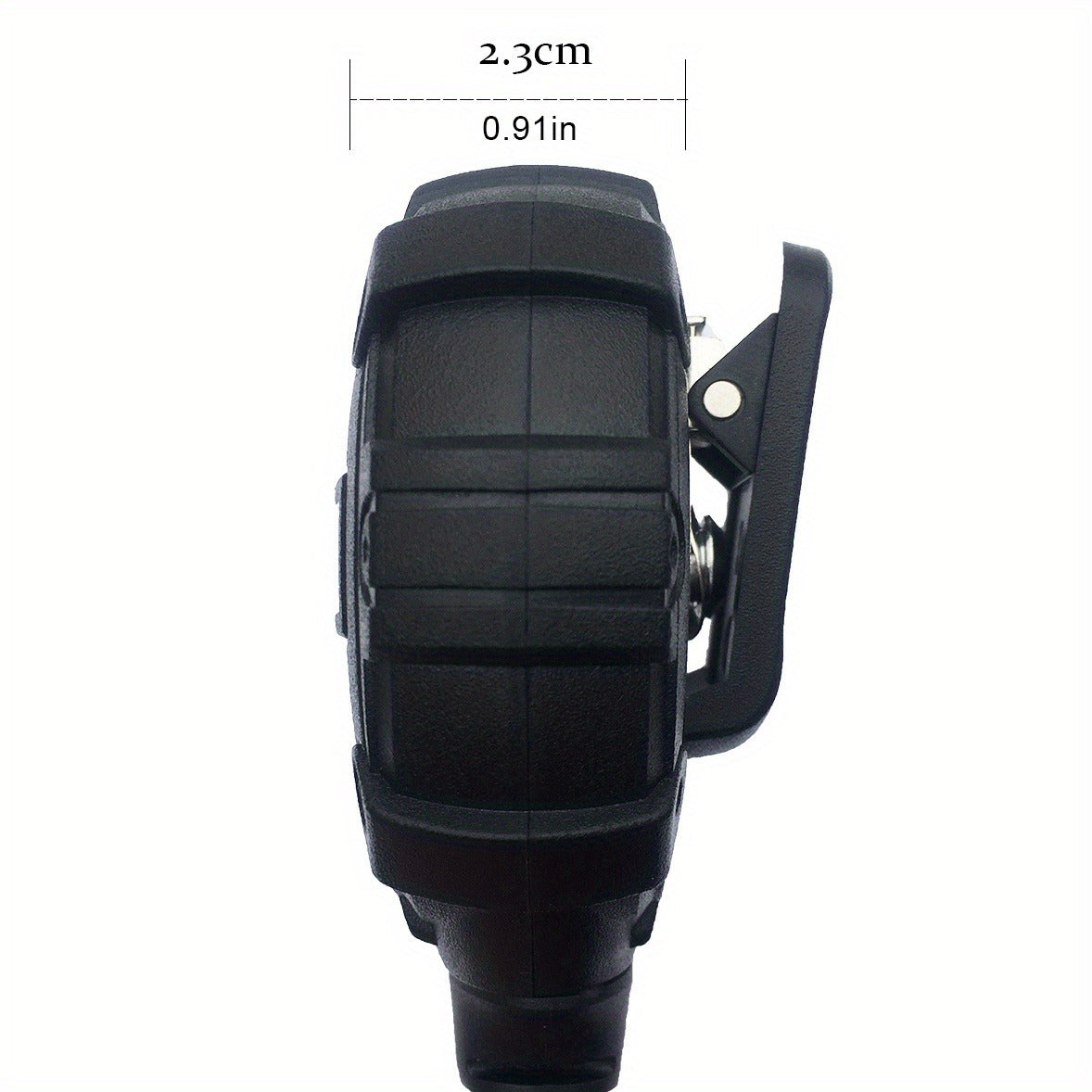 Walkie Talkie Remote Speaker Microphone H3 Lightweight Shoulder Mic PTT for Two Way Radio Clear Communication Outdoor Hiking Camping
