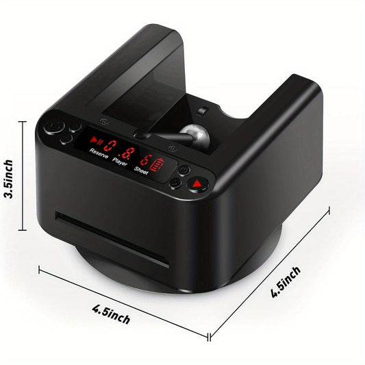Automatic Card Dealer Machine 360° Rotating – Universal Anti-Cheating Playing Card Dealing Tool for Poker, Board Games & Family Game Night