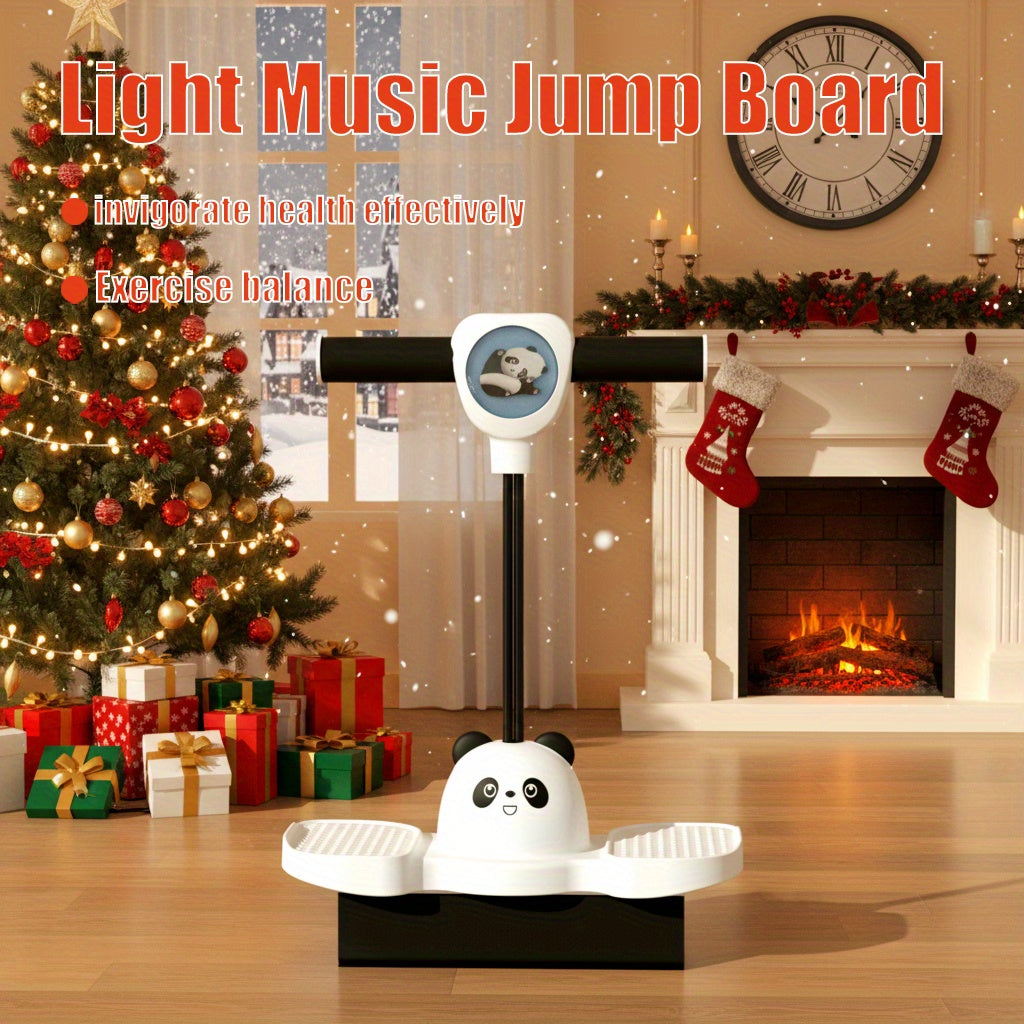 Hop Ball for Kids & Adults Luminous, Thickened Rubber Bouncing Balance Ball, Princess Pink & Panda Black