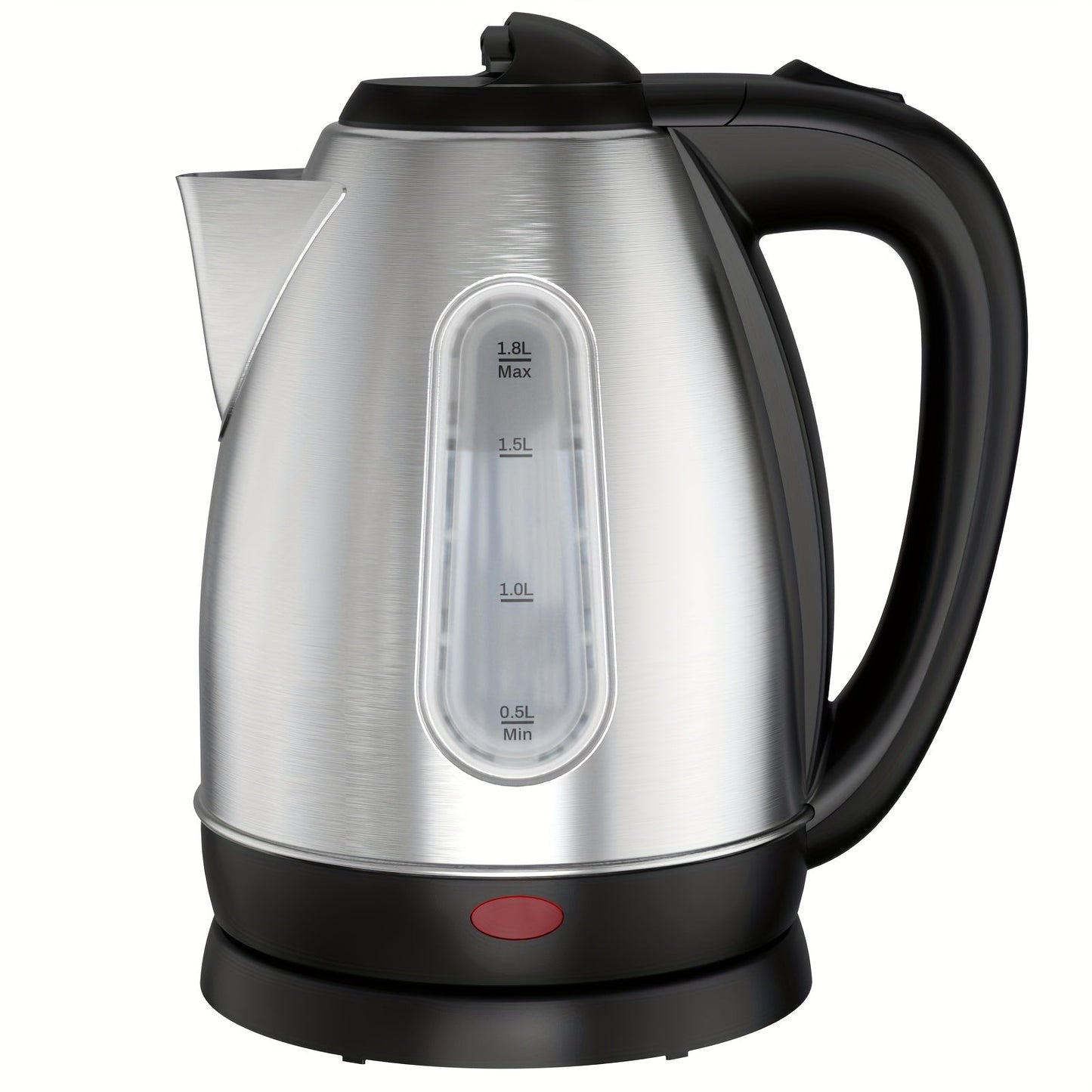 Electric Kettle 1200W Fast Boiling 1.8L Stainless Steel BPA-Free Auto Shut-Off Boil-Dry Protection 360 Swivel Base for Coffee Tea Kitchen