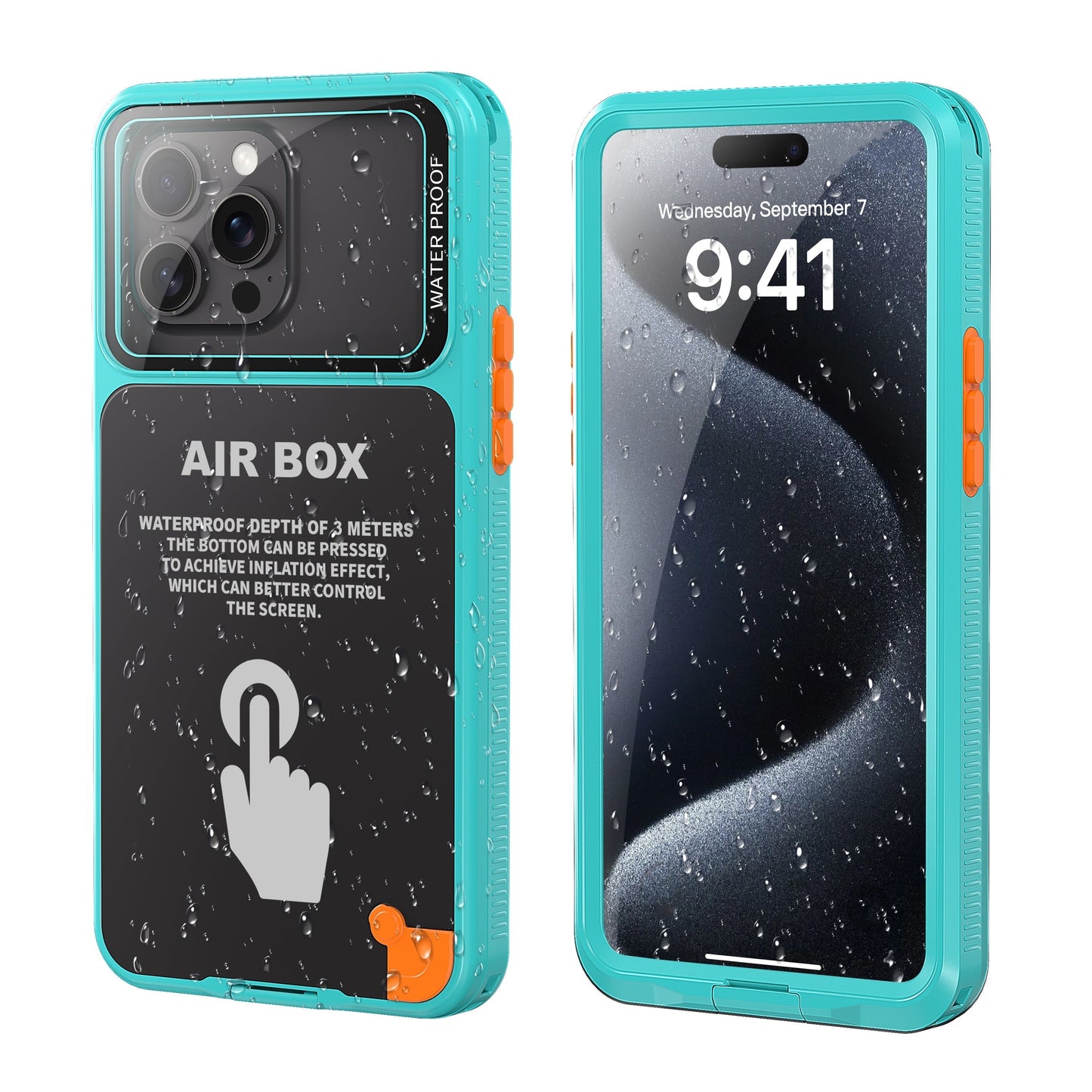 iPhone Case 360° Full Body Shockproof Dustproof Underwater Swimming Surfing Sports Cover for an Everyday Personal Care Routine