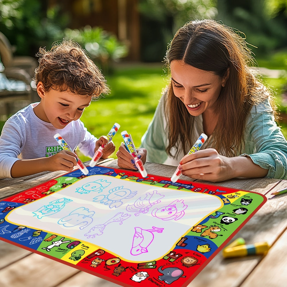 Water Doodle Mat for Toddlers Kids with 2 Water Pens with the Listed Color, Size or Set Options for Everyday Use