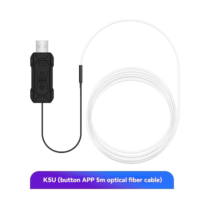 Car Interior Fiber-Style Ambient Light Kit with 5-in-1 Remote or 196.85-Inch App-Control Checkout Options