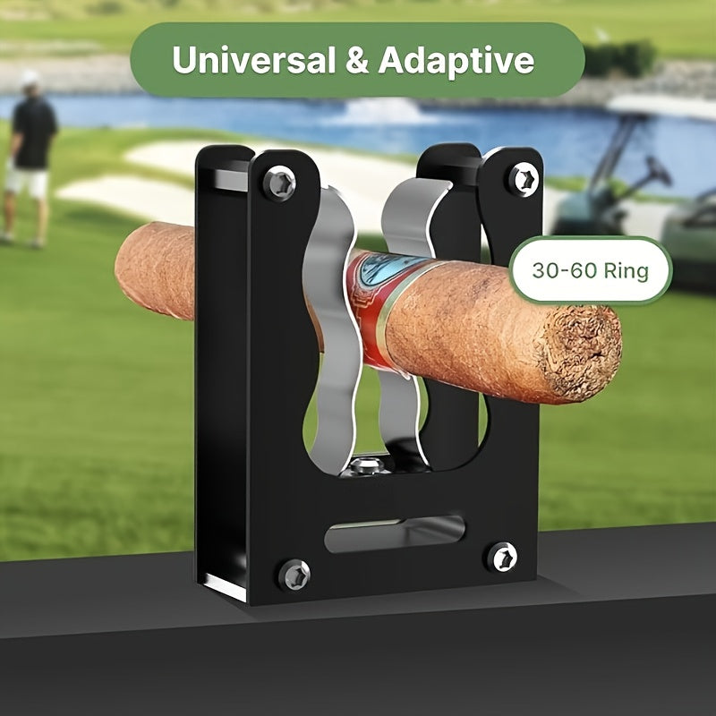 Magnetic Cigar Holder Heavy Duty Secure Grip – Fits Golf Carts, Beach Chairs, Fishing Rods & Boats | On-the-Go Smoking Accessory | 7 Colors