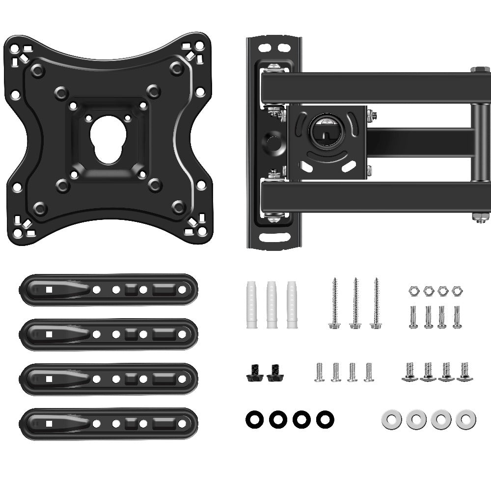 Tilt Swivel TV Wall Mount 22-60 Inch, Iron Construction, Multi-Angle Adjustment for an Everyday Personal Care Routine