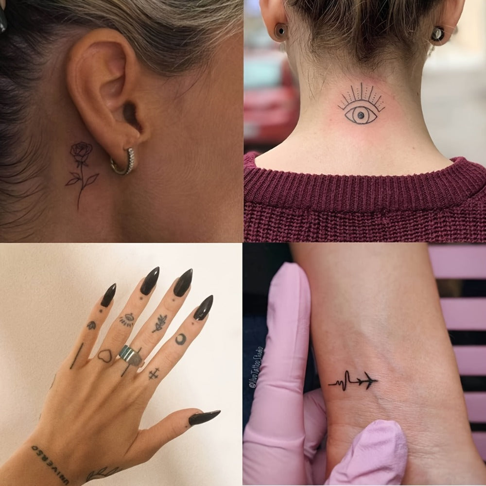 DIY Tattoo Kit for Beginners No Electricity No Drawing for Temporary Body Art, Festivals and Costumes