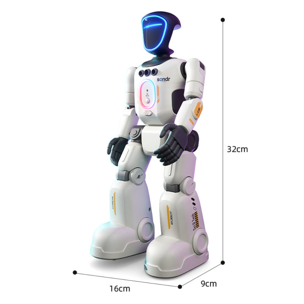 Smart Humanoid Robot Toy with Gesture Sensor & Voice Recorder, Advanced Pose-Controlled Joints, Smart Remote Control
