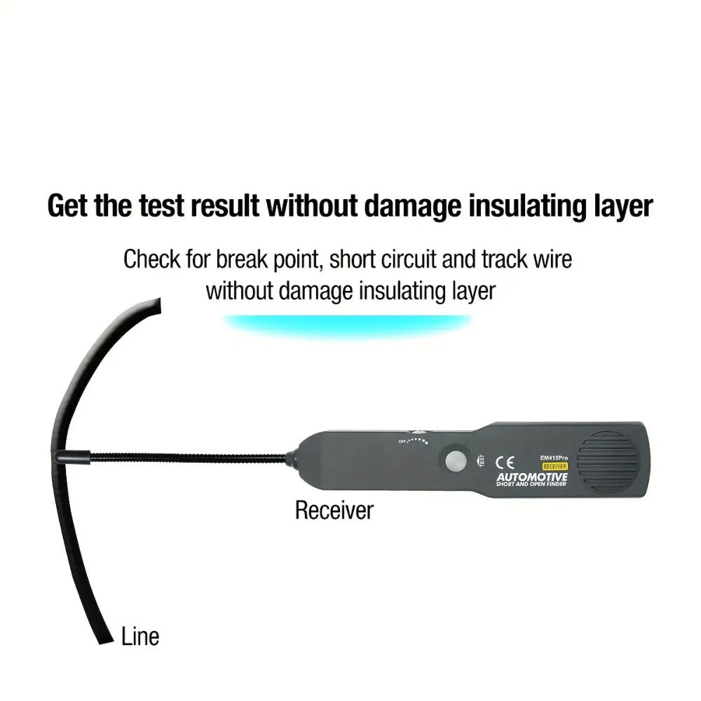 EM415PRO Automotive Circuit Tracer & Short Circuit Detector – Open Circuit Finder, Wire Tracer Tool for Car Electrical Fault Diagnosis