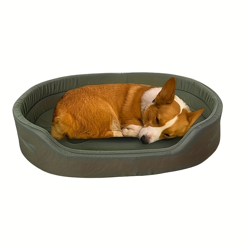 Orthopedic Dog Bed for Large Dogs – Plush Sherpa Removable Washable Cover, Memory Foam Support Pet Sofa Mat for All Seasons