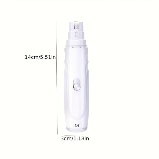 Dog Nail Grinder Electric 2-Speed – Professional Pet Nail Trimmer with High-Speed Motor, Lightweight Quiet Nail Clipper for Puppies & Dogs
