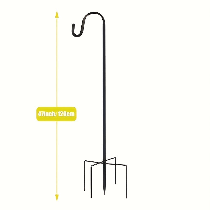 Shepherd's Hook | Heavy Duty Garden Pole Bird Feeder Plant Lantern