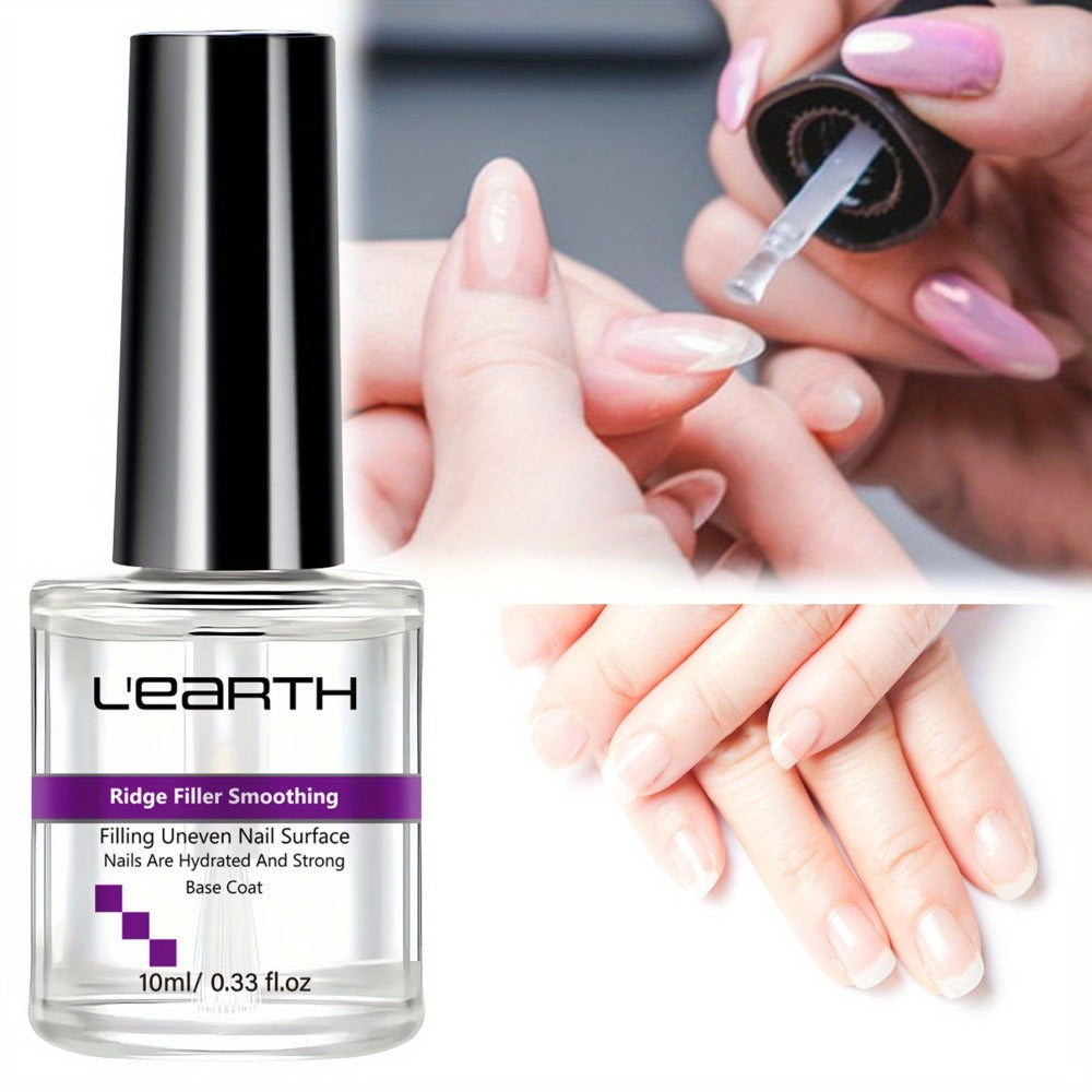 Nail Strengthening Polish 10ml Glycerin & Hyaluronic Acid Formaldehyde-Free β Hardener Treatment for Thin Brittle Weak Nails Fast Results