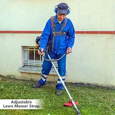 Trimmer Harness Double Shoulder for Garden, Patio and Yard Use, with the Listed Configuration