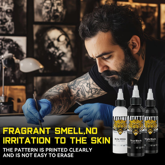 Tattoo Ink DMTATTOO Advanced 4.06oz 120ml Single-Bottle Options in Seven Solid Colors with Item-Specific Color, Capacity and Bottle Choices