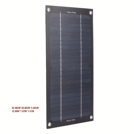 Monocrystalline Solar Panel Kit 18V with 100A Charge Controller – Portable High-Efficiency Solar Charger for RV, Camping