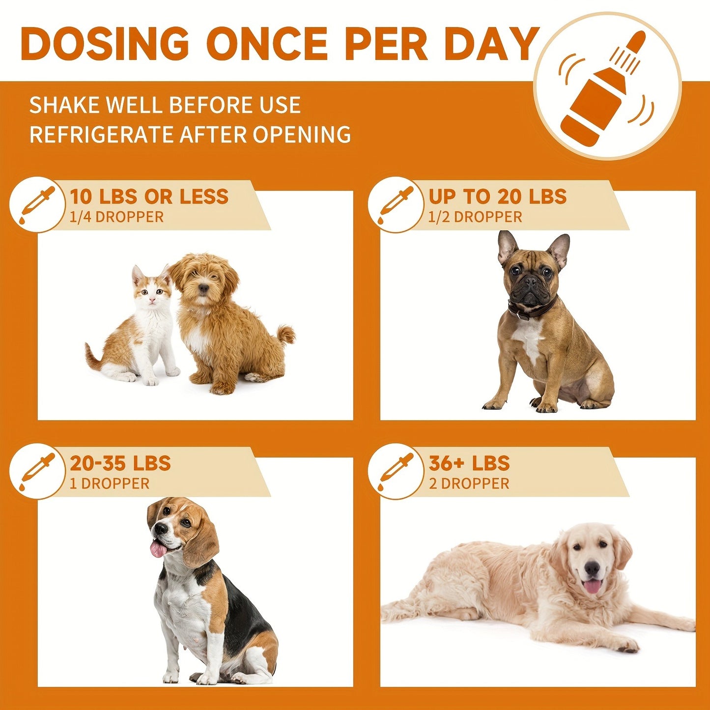 Pet Gut Wellness Drops with Black Walnut & Pumpkin Seed – Digestive Supplement for Dogs & Cats, Flora Balance