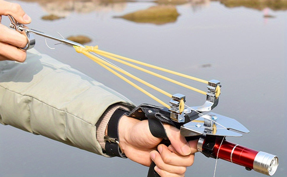 Stainless Steel Slingshot Fishing Arrowheads 12-Pack, Bowfishing Arrow Tips for Slingshot Bow Fishing & Target Practice