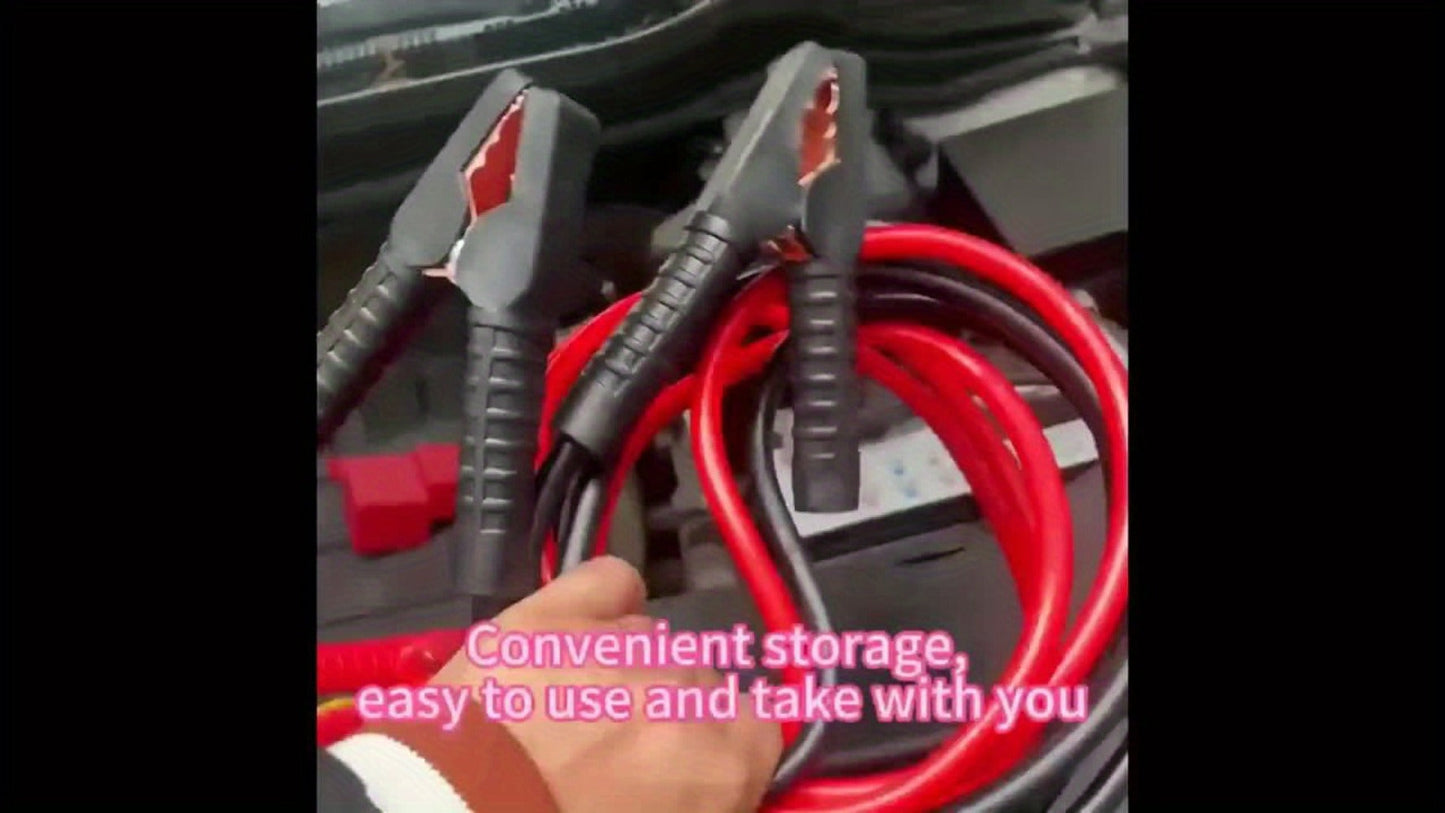 Jumper Cables 4 Meter 157 Inch Heavy Duty for Car Truck SUV – Battery Booster Jump Starter Cables 36V Max with 2 Live Wires Universal Fit