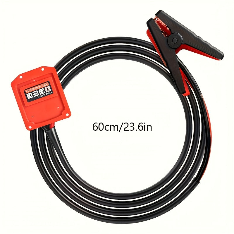Jump Starter Cable Adapter for DeWalt 18V 20V DCB Battery Portable Car Battery Jump Start Connector ABS Housing