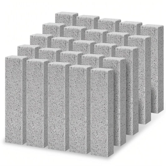 Pumice Stone Cleaning Sticks 25pcs Heavy Duty Scouring Stick for Toilet Bowl Bath Kitchen Pool Tile Grout Hard Water Stain Remover Household