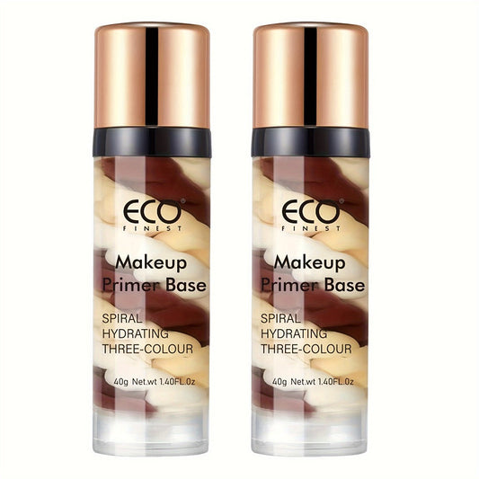 Face Primer 2-Pack with Squalane Pore Minimizer Even Skin Tone, Matte Satin Makeup Base Conceals Imperfections for All Skin Types Women