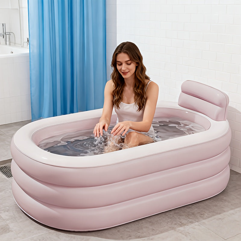 Inflatable Bathtub for Garden, Patio and Yard Use, with the Listed Configuration, for Everyday Use and Organized Storage