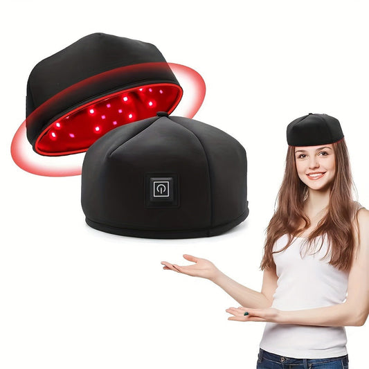Red Light Therapy Cap FDA Cleared 120 LEDs | 660nm & 830nm Wavelength Hair Growth Helmet for Home Use | Near Infrared Light Therapy Hat