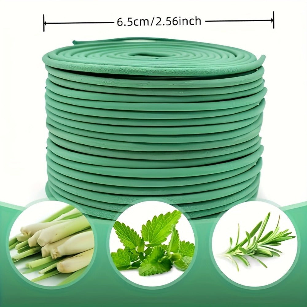 Citronella Incense Coils 48pcs with Holder, Lemongrass Mosquito for Outdoor Patio Pool Porch Deck Camping Hiking