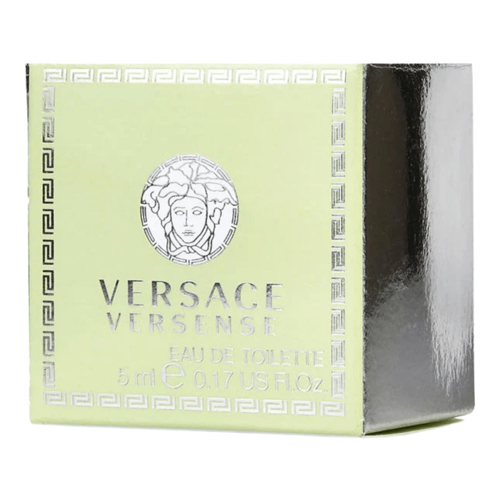 Eau de Toilette Versace Versense for Women 5ml Mini Bottle with Pale Green Fragrance and Box