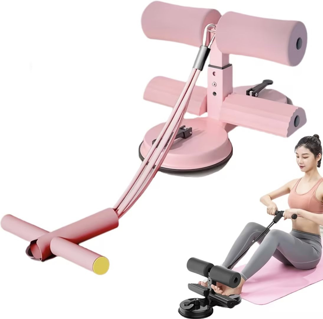 Adjustable Ab Trainer Sit-Up Assistant Device – Abdominal Exercise Equipment for Home Gym, Core Strength Training Aid for Men & Women