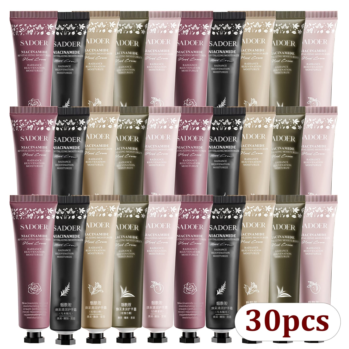 Travel Size Hand Cream Set 10 20 30pcs Scented Moisturizing Lotion ā Deep Hydration for Dry Cracked Hands & Body