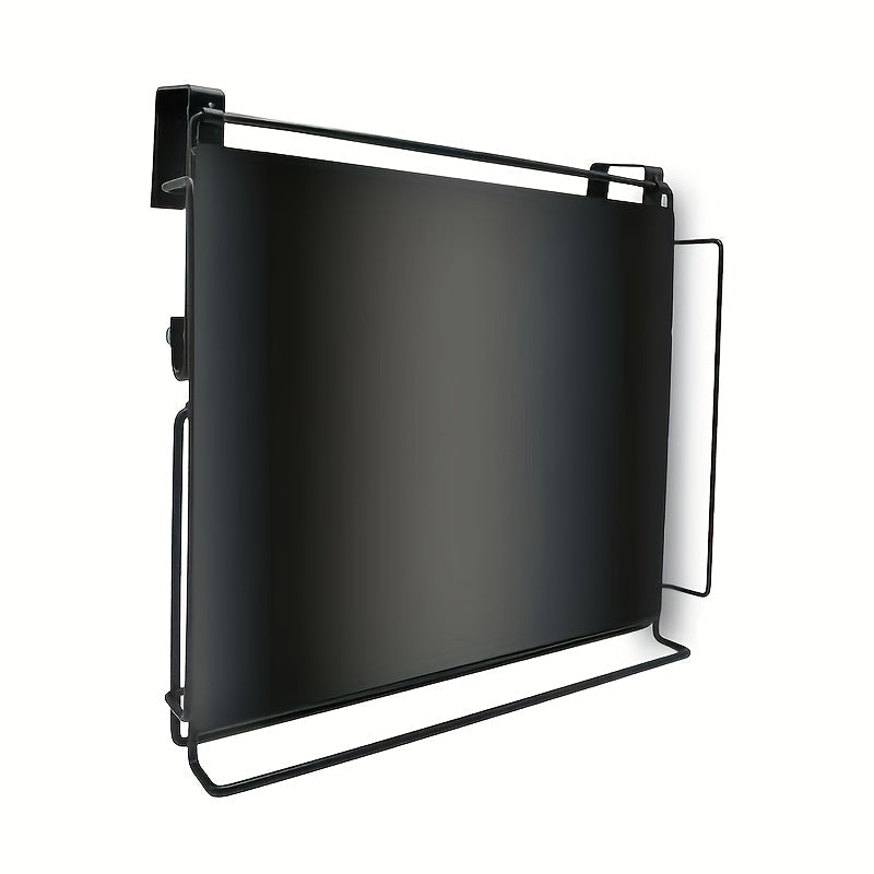 Foldable Stainless Steel Kitchen Storage Rack, Cabinet Door Organizer & Countertop Shelf for Kitchen