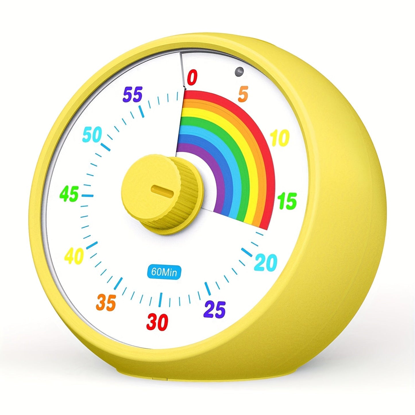 Visual Countdown Timer 60 Minute – Silent Operation Time Management Clock for Classroom, Office, Kitchen & Desktop