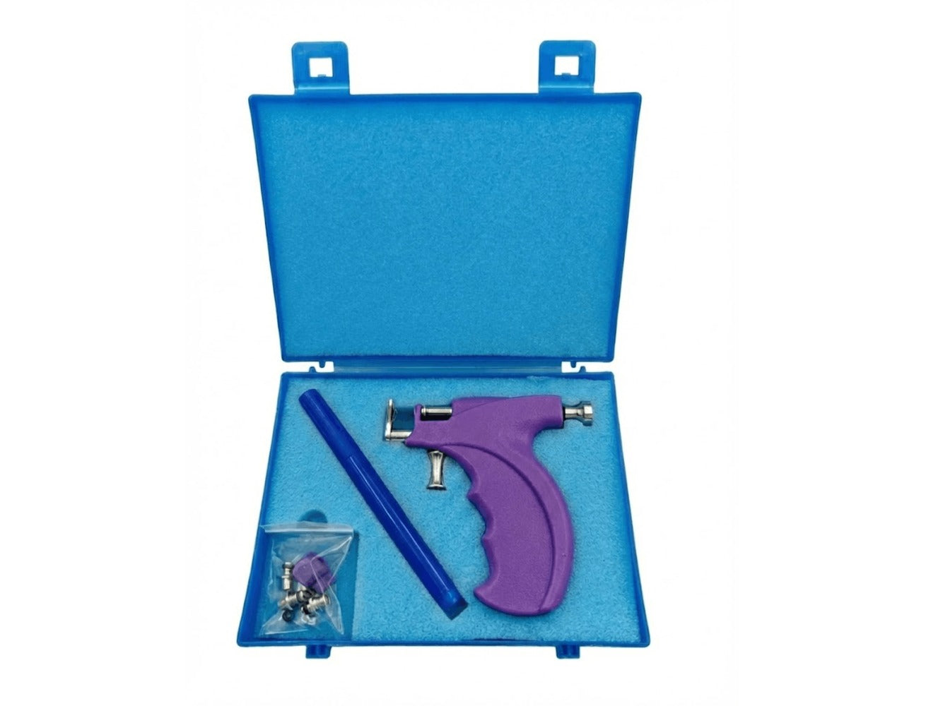 Ear Piercing Gun Kit with 24pcs Stainless Steel Studs, Professional Self Piercing Tool for Ear & Nose with Marking Pen