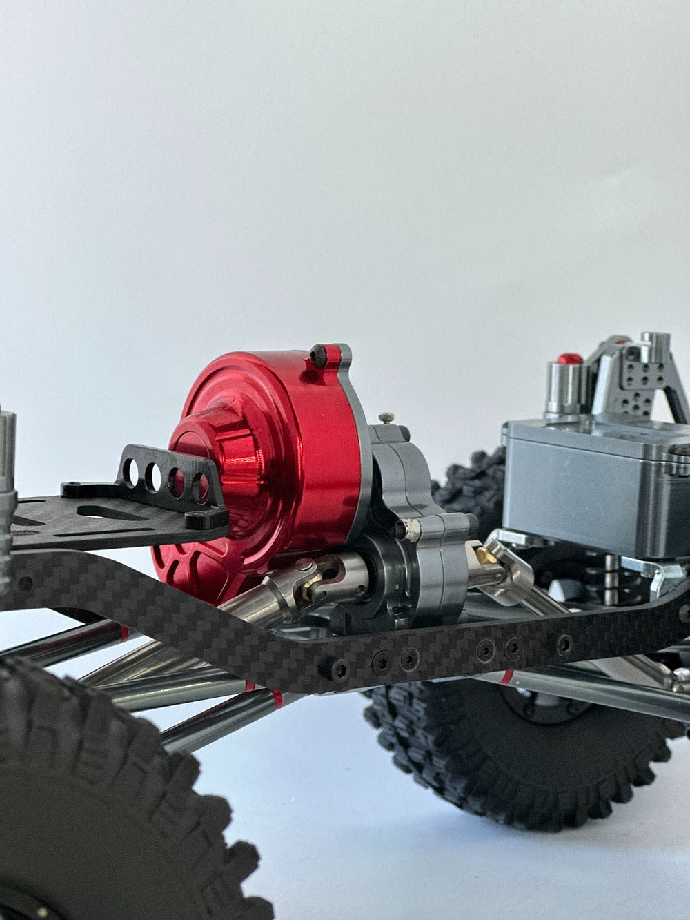 Metal Gearbox with Motor Gears for 1/10 RC Crawler Truck ā LCG Transmission Upgrade for Axial SCX10 WRAITH 313mm Wheelbase