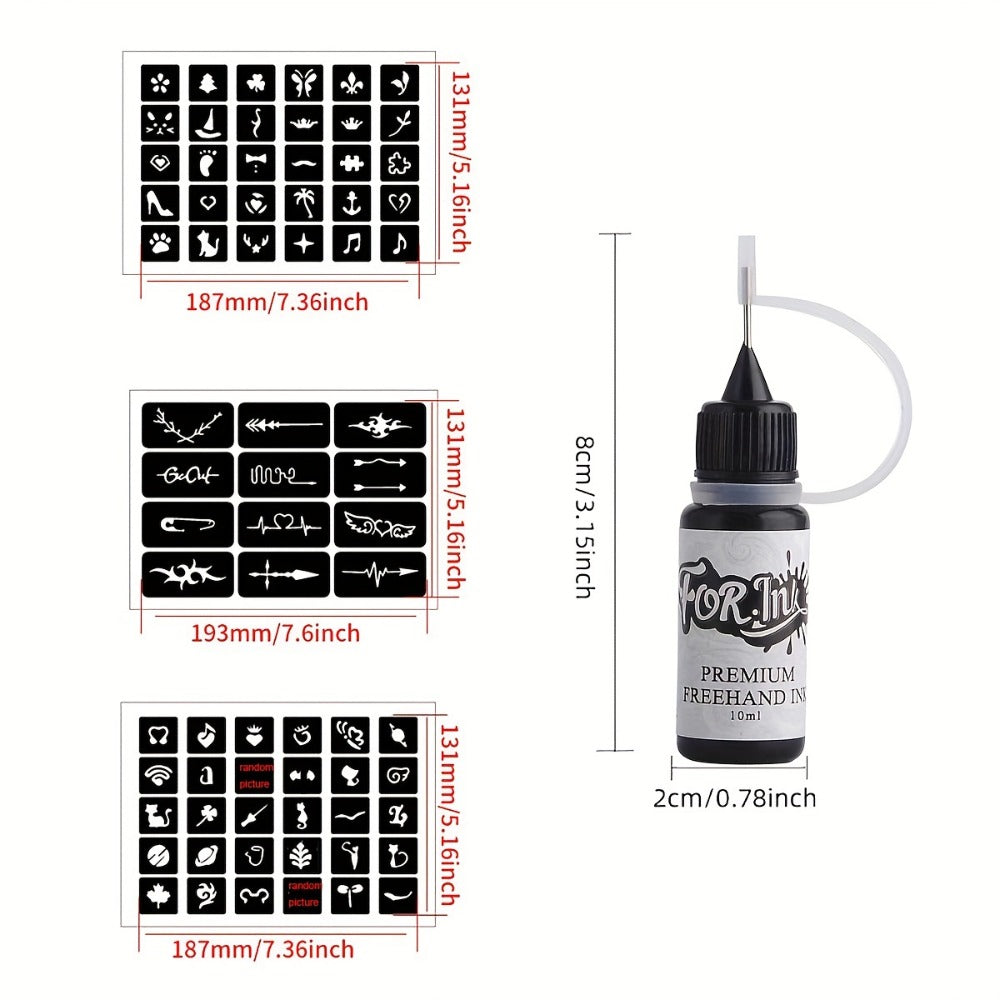 Tattoo Ink 8-Bottle Mixed Color Set with One Kit Configuration and Color Selection with Item-Specific Color, Capacity and Bottle Choices