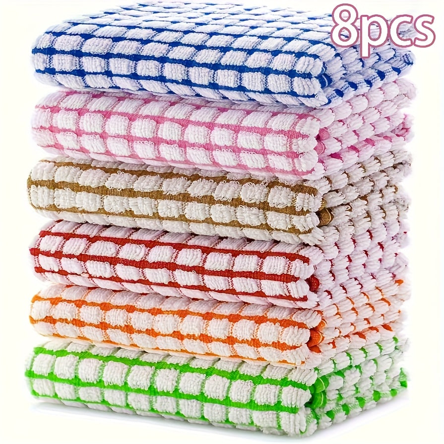 Highly Absorbent Cleaning Cloths Dish Towels – Reusable Kitchen Dishcloths, Quick-Dry Multi-Purpose Napkins & Tea Towels for Kitchen