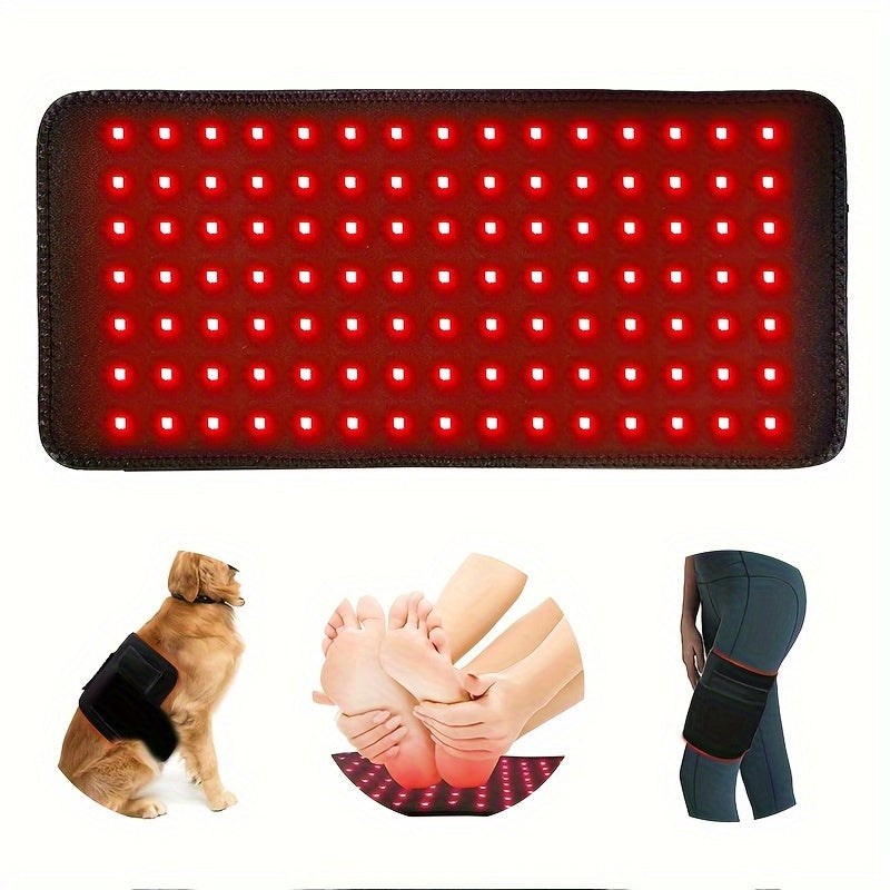 Wearable 210-LED Red and Infrared Light Pad, 16.1 x 7.9 Inches with Five Brightness and Six Timer Settings