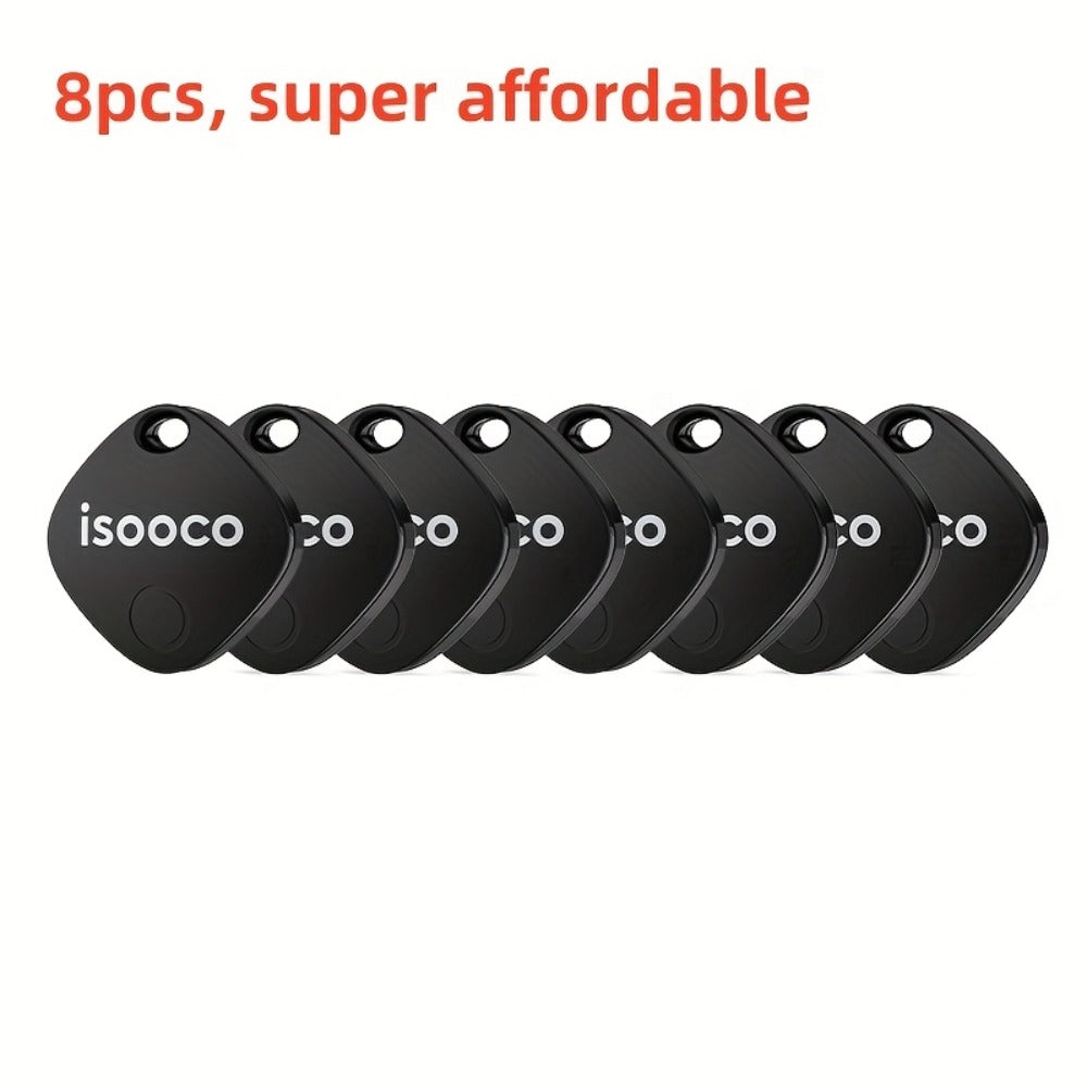 GPS Tracker 8 Pack Smart Anti-Theft Real-Time Location Tracking Tags for Vehicle Bicycle Motorcycle Wallet Keychain School Bag Luggage Item