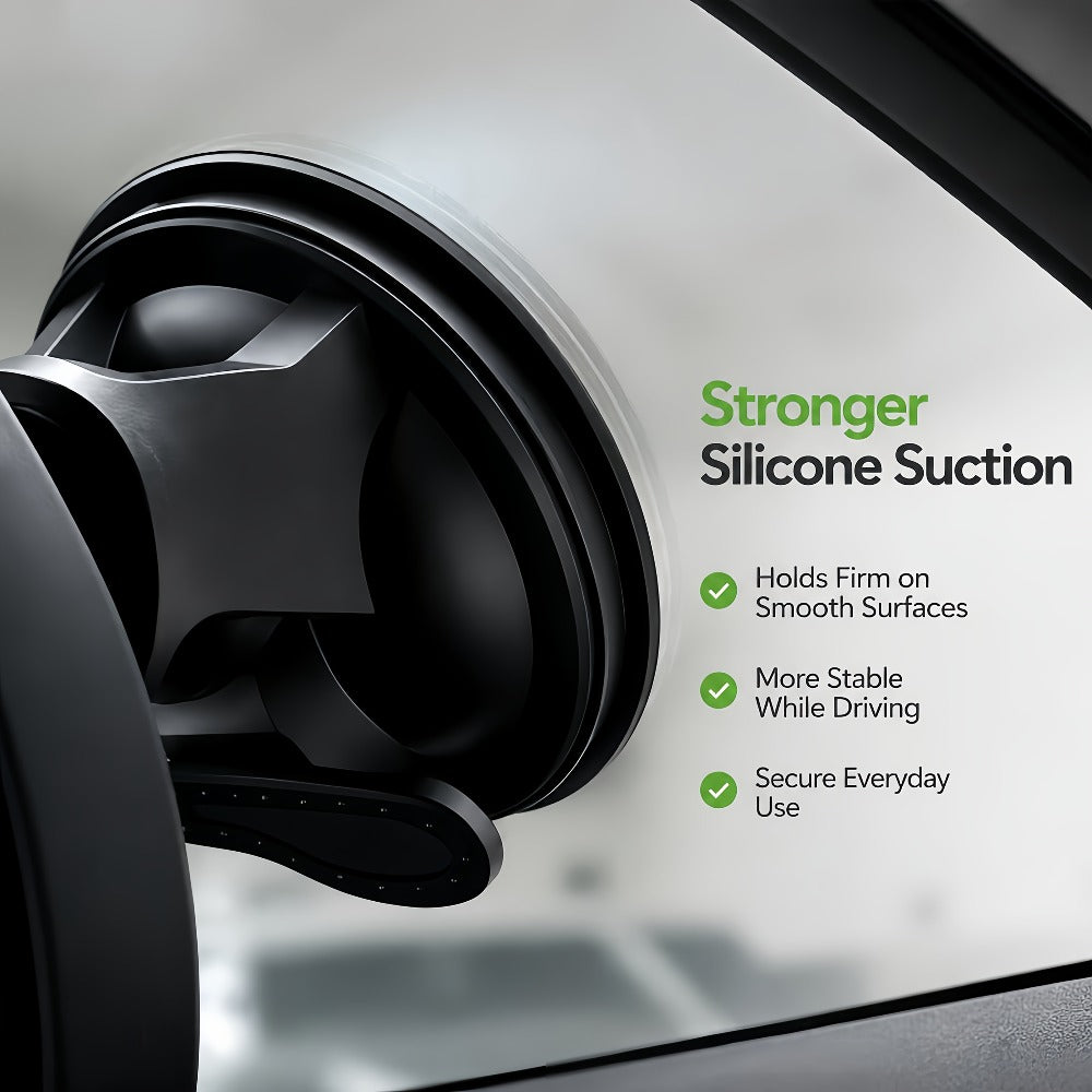 Convex Car Rearview Mirror 360° Rotating – Wide Angle Blind Spot Mirror with Silicone Suction Cup Mount for Cars Trucks SUVs Motorcycles