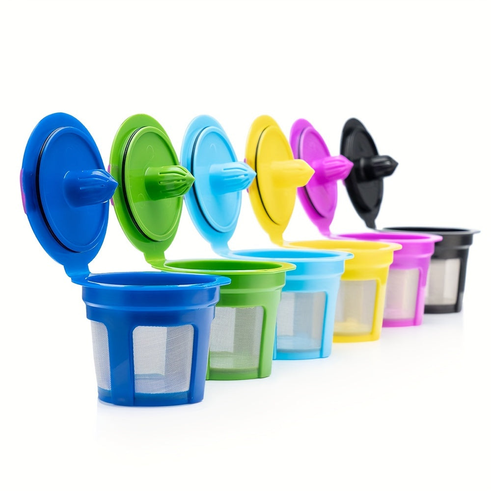 Reusable K-Cup Coffee Pods for Keurig 1.0 & 2.0, Refillable K-Cup Filters Universal Fit, Eco-Friendly Reusable Coffee Pod Filters