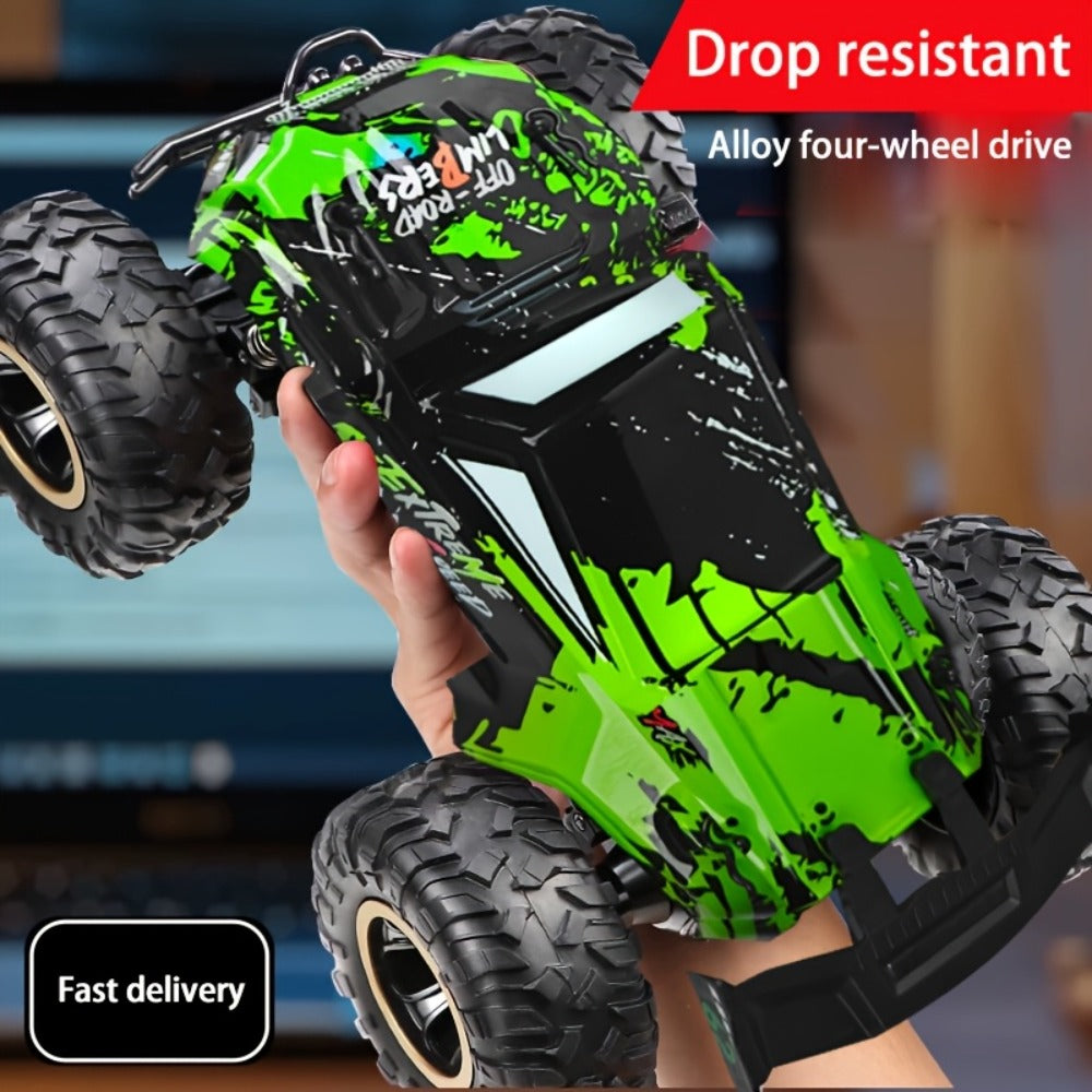 Dual Shell Ultra Large RC Off-Road Truck with Full Proportional Drift Control Extreme Grip Tires & High Speed