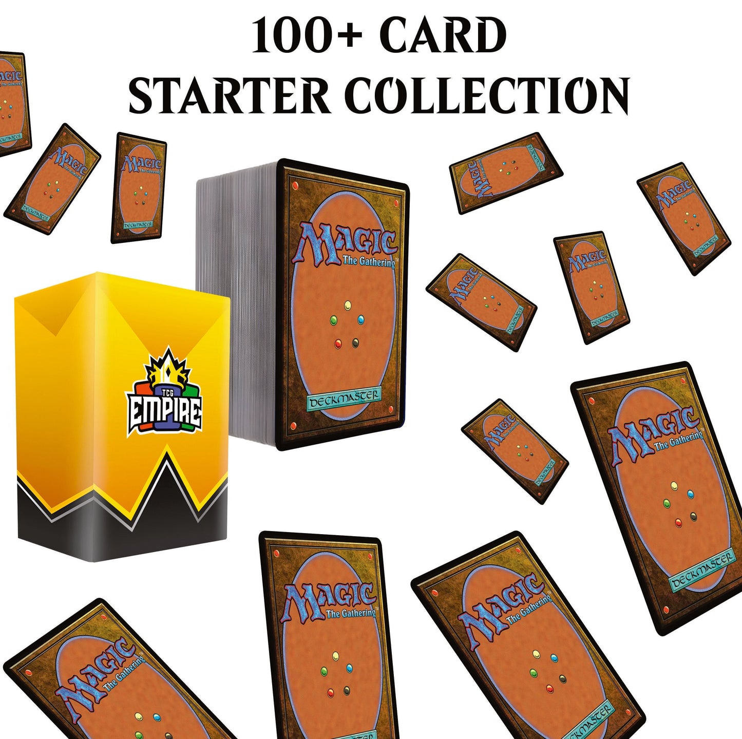 MTG 100 Card Collector Bundle, Magic The Gathering 3 Mythic Rares + 10 Rares or Foils + TCG Storage Box