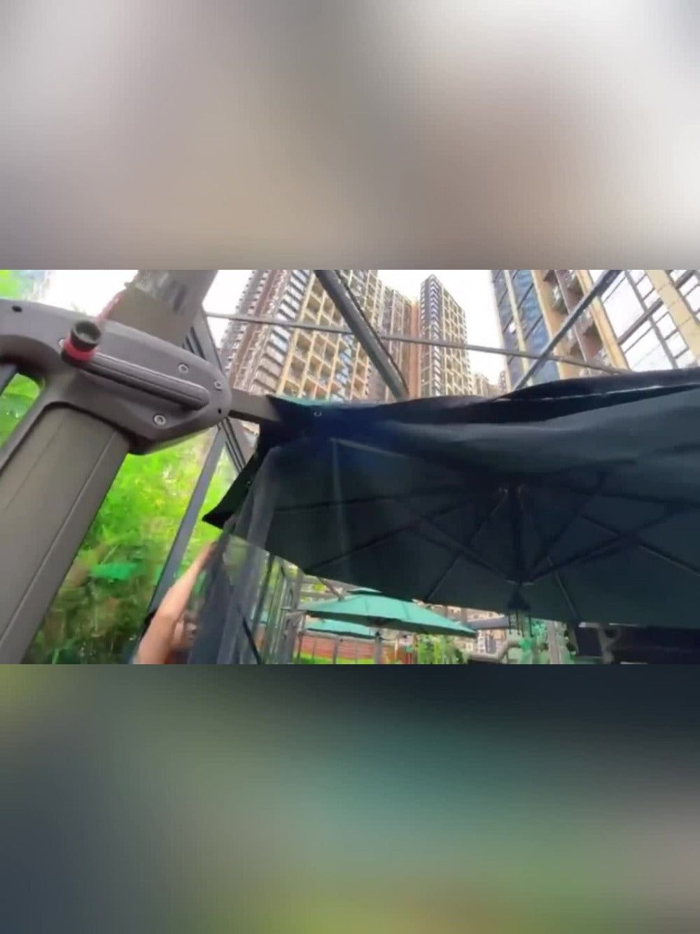 98-118 Inch Patio Umbrella Mosquito Net for Outdoor Shade and Protection detail image - detail view 11